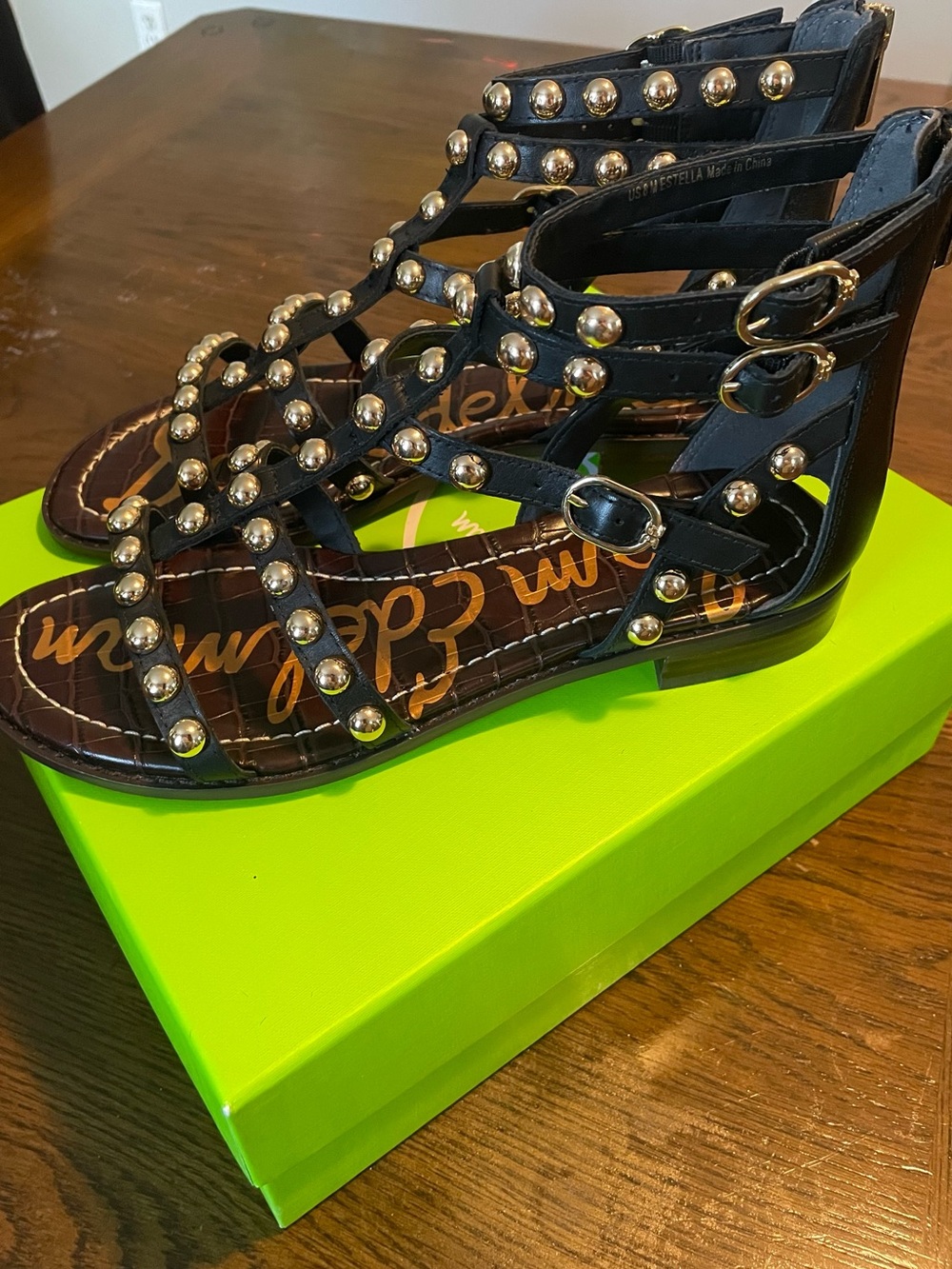 Sam Edelman Black Sandals - Picture 2 of 7